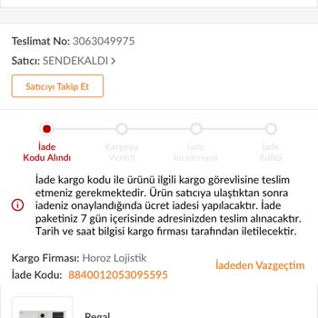 Tekçarşım Trendyol Üzerinden Tek Çarşı Satıcısından Alınamayan Çamaşır Makinesi