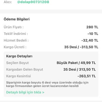 Dolap Uygulaması Kargo Boyutu Problemi