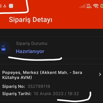 Migros Yemek, Popeyes İki Saattir Siparişimi Getirmiyor