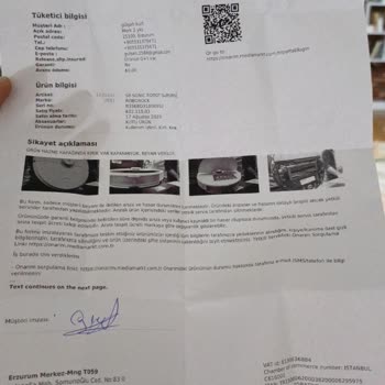 Media Markt Servis Hizmetleriyle İlgili Mağduriyet