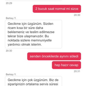 Yemeksepeti Gecikme İçin Üzgünüz