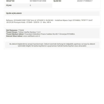 Vodafone Paket Yükleme Problemi!