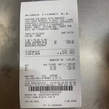 Migros Kasiyerinin Üslupsuzluğu!
