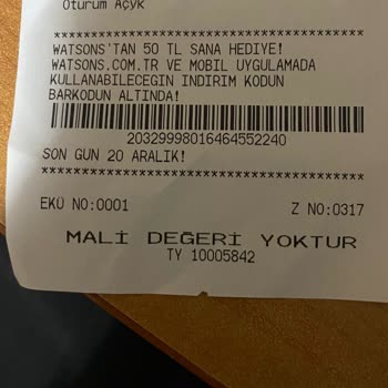 Watsons 50 TL'lik İndirim Kodumu Kullanamıyorum