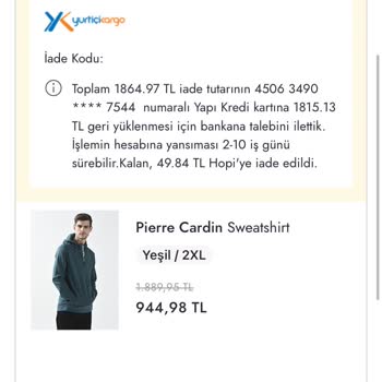Boyner Kendi Kendine Ürün İade Ediyor Hayal Kırıklığı