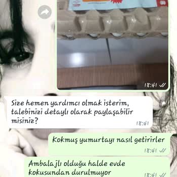 A101 Kokmuş Yumurta Gönderdiler Bilerek