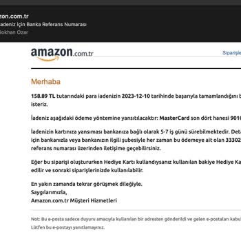 Amazon'un Hasarlı Ürün Gönderip İade Tutarını Eksik Ödemesi Sorunsalı