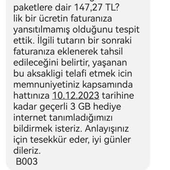 Vodafone Kafasına Göre Ek Paket Faturası Çıkarıyor