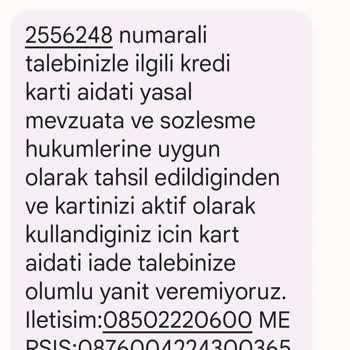 ING Kredi Kartı Haksız Aidatı