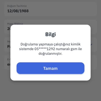 MoneyPay Telefon Numarası Güncelleme