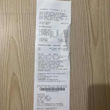 Migros Yılbaşı Çam Ağacı