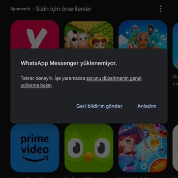 WhatsApp Sorunum Var