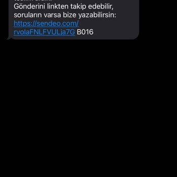 Sendeo 27 Kasımda Verdiğim Sipariş Ortalarda Yok.