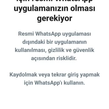 WhatsApp Doğrulama Kodu Gelmiyor