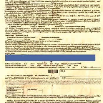 TeknosaCell Hat Kapatma İşleminde Hatalı Şube İşlemi