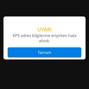 Denizbank Kps Adres Bilgilerine Erişirken Hata Alındı