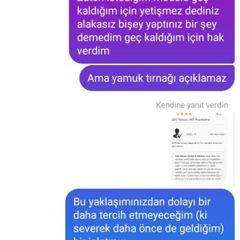 Ezgi Şimşek Nailbar & Makeup Yamuk Protez Tırnak Ve Üslupsuz Cevap