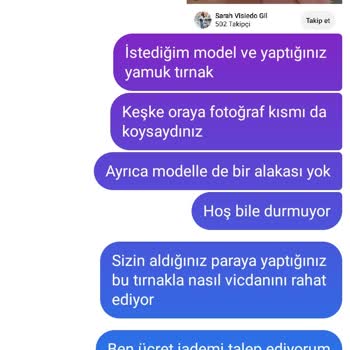 Ezgi Şimşek Nailbar & Makeup Yamuk Protez Tırnak Ve Üslupsuz Cevap