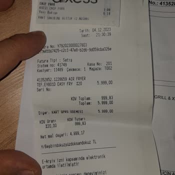 Tefal Airfry Güzel Kızartmıyor