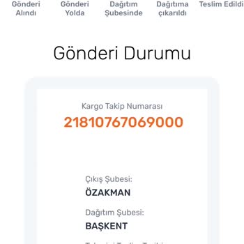 Horoz Lojistik TV Siparişi Verdim