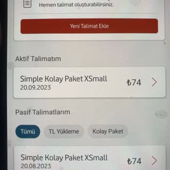 Vodafone Müşteri Hizmetleri Yetersizliği