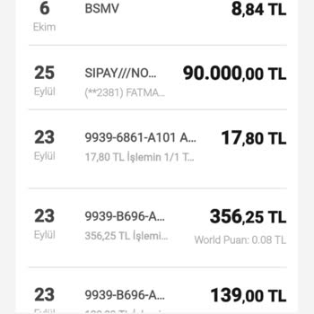 Sipay Kartımdan İzinsiz İşlem Yaşandı