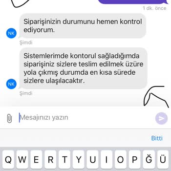 Getir Sipariş Teslim Süresi Ve Müşteri Temsilcisi