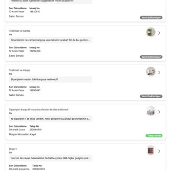 Hepsiburada Kargo Ve Düzgün Cevap Alamama Problemi!