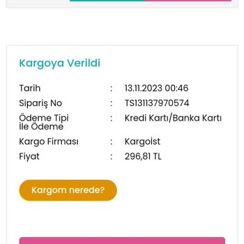 Modaselvim 1 Aydır Kargom Gelmedi Kayıp Ettiler, Para İadesi De Yapmıyorlar