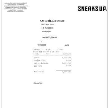 Mall Of İstanbul Sneaks Up Mağazası Nike Air Force Ayakkabılar