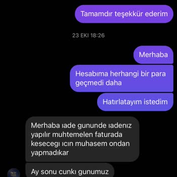 Myclmconceptt Para İadem Yapılamadı