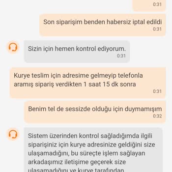 Trendyol Yemek Keyfi Olarak Getirilmeyen Siparişin İadesi Yapılmadı