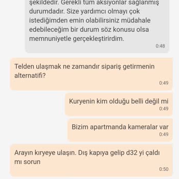 Trendyol Yemek Keyfi Olarak Getirilmeyen Siparişin İadesi Yapılmadı