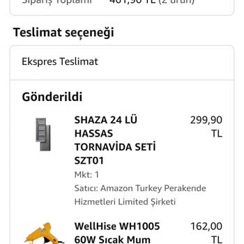 Amazon Prime Teslimat Hayal Kırıklığı