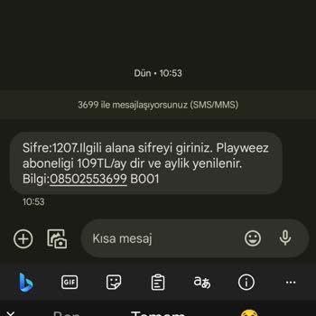 Dahilim Dışında Yapılan Playweez Aboneliği