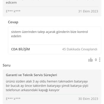 Çiçek Sepeti Paramı İade Etmedi