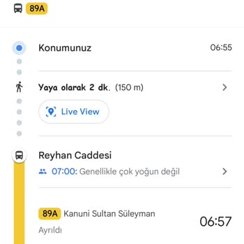 İBB - İstanbul Büyükşehir Belediyesi Gelmeyen 89A Hattı Otobüsü