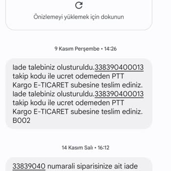 Sefamerve İade Ücretini Vermiyor!