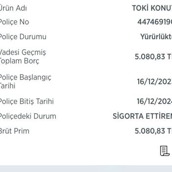 Türkiye Sigorta İzinsiz Konut Sigortası Yenileme