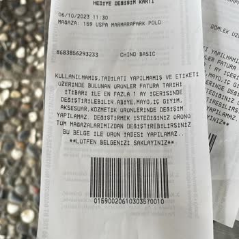 U.S. Polo Assn. Değişim Veya Hediye Çeki Verilmemesi