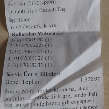 Arçelik Mutfak Robotu Arıza Şikayeti