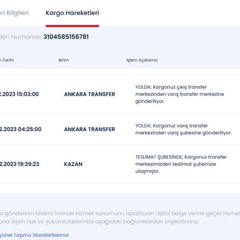 Aras Kargo 12 Gündür Teslim Edilemeyen Kargo