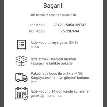 Karaca Züccaciye İade Sonrası
