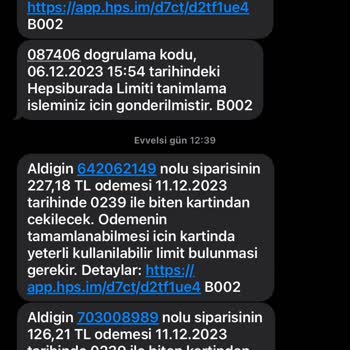 Aylardır Hepsiburada'dan Gelen ve Çözülemeyen İstenmeyen SMS Sorunu