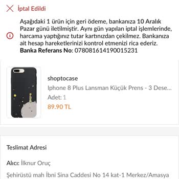 Trendyol Aynı Gün Sipariş İptali Yapı Kredi İle Mobil Alışveriş