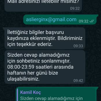 Kamil Koç Ücret İadesi Yapmadı.