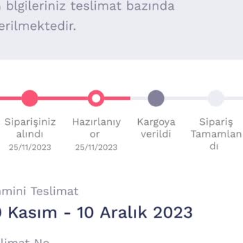 Penti Geciken Sipariş Teslimatı
