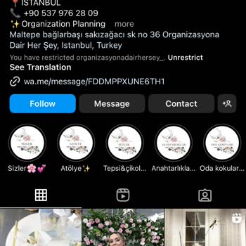 Organizasyona Dair Her Şey (organizasyonadairhersey_) Parası Alınıp Ürün Teslim Edilmedi