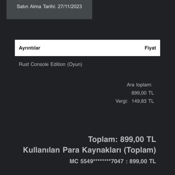 PlayStation Türkiye Kredi Kartımdan İzinsiz Harcamalar!