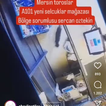 A101 Hamile Kediye Mağaza Önünde Kötü Muamele